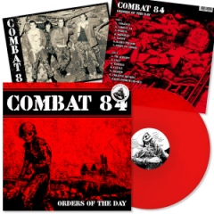 Combat 84 - Orders Of The Day 12" LP limited 250 copies Red vinyl + Large A3 size band Poster 
