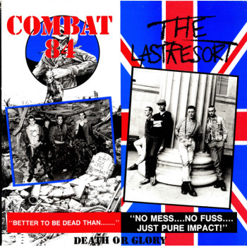 The Last Resort/Combat 84 - Death Or Glory 12" LP The Last Resort/Combat 84 - Death Or Glory 12" LP