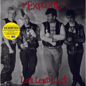 The Exploited - Live, Lewd, Lust 12" LP Yellow vinyl